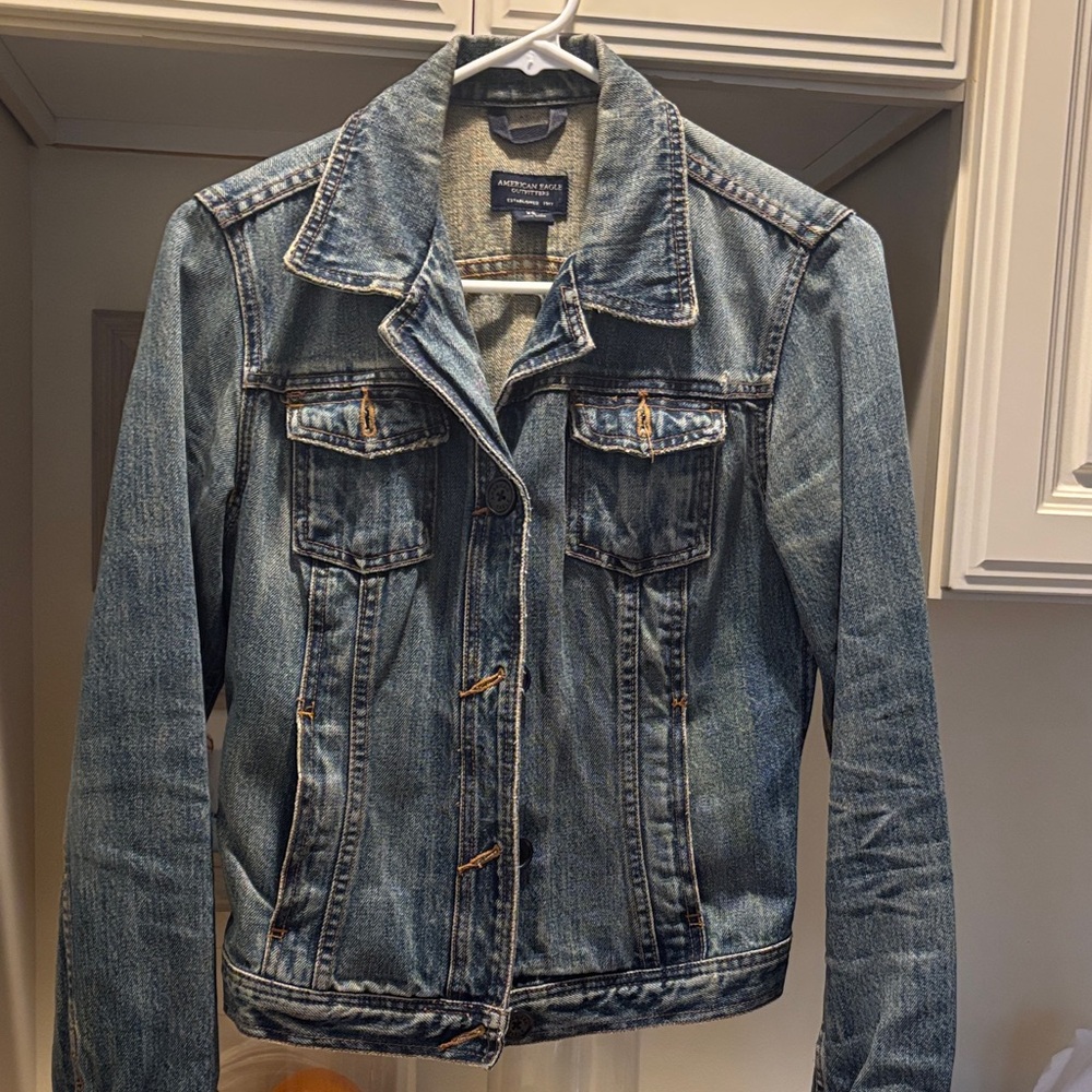 American Eagle Outfitters Blue Denim Jacket